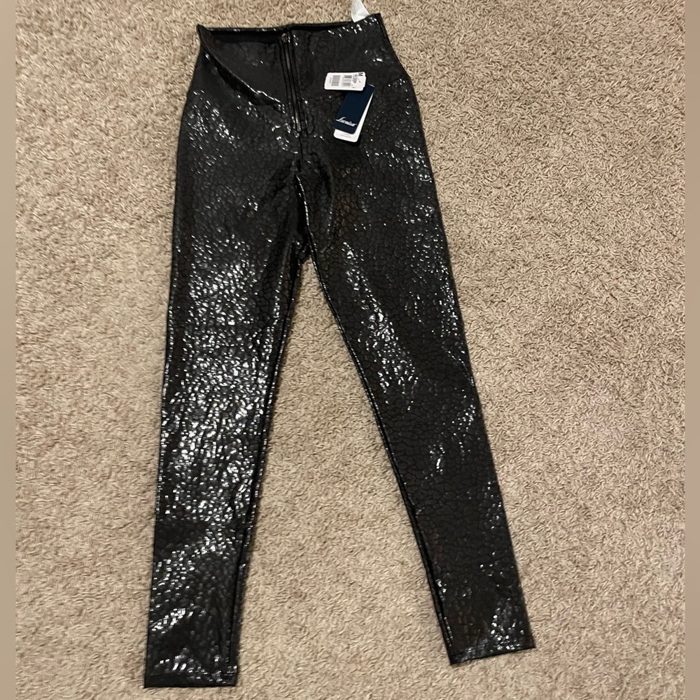 Brand new leather skinny leggings.